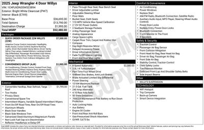 2025 Jeep Wrangler Willys