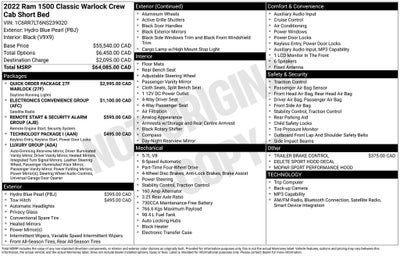 2022 RAM 1500 Classic Warlock