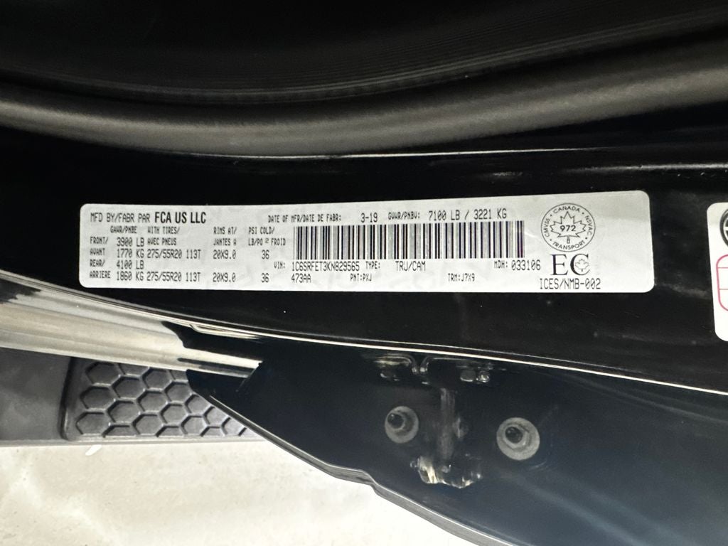 2019 RAM 1500 Rebel Sport