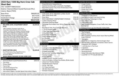 2022 RAM 1500 Big Horn/Lone Star Night Edition