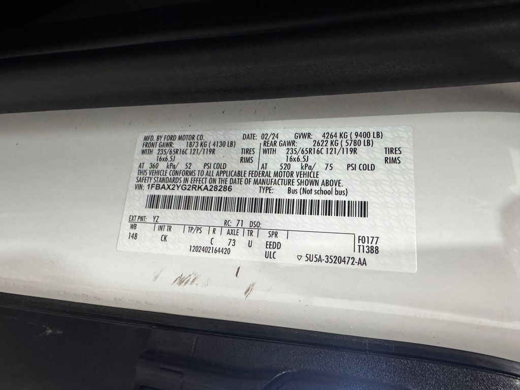 2024 Ford Transit-350 Passenger Van XLT