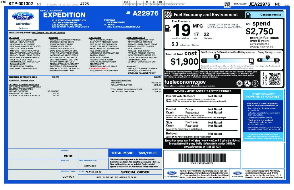 2018 Ford Expedition Limited