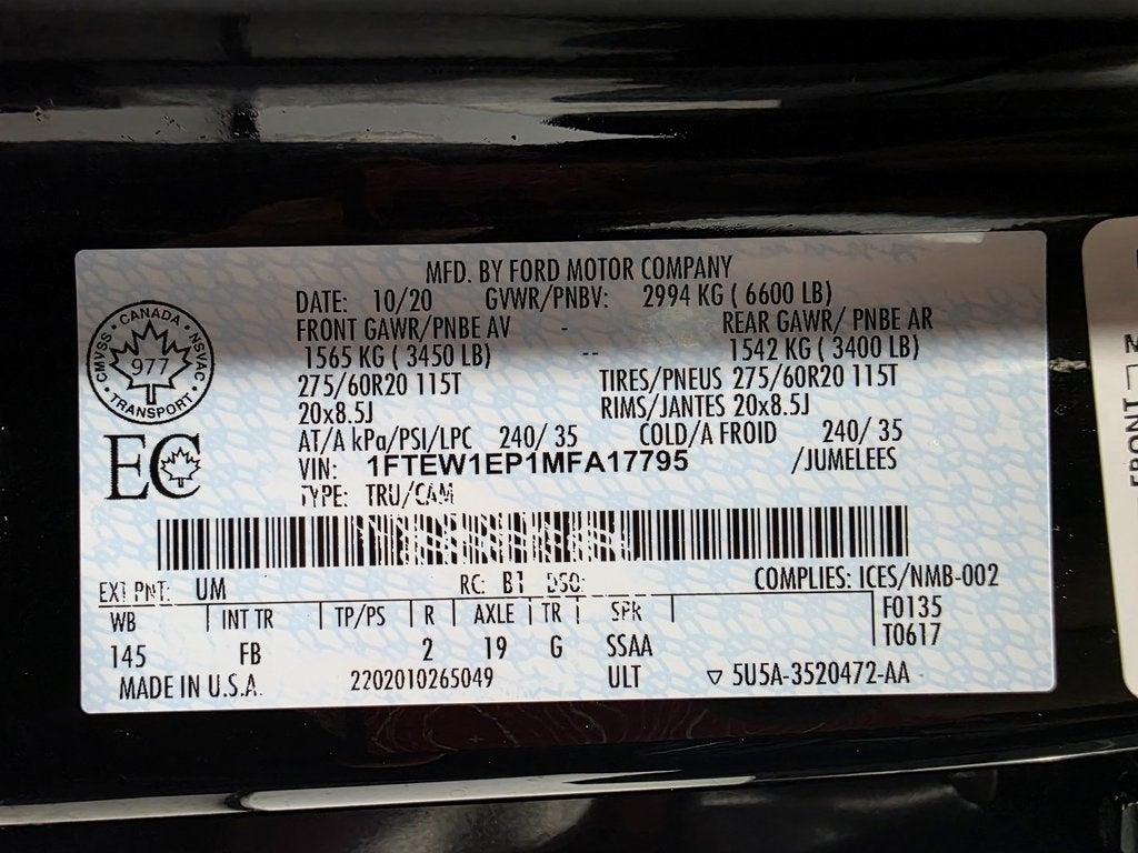 2021 Ford F-150 XLT Sport