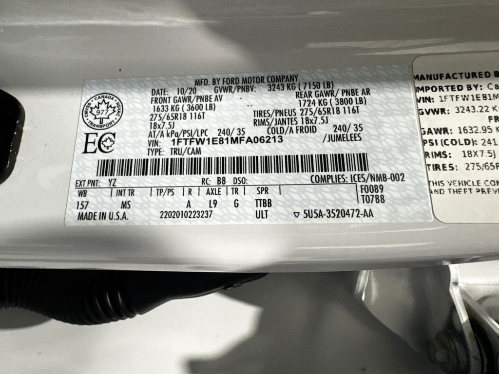 2021 Ford F-150 XLT