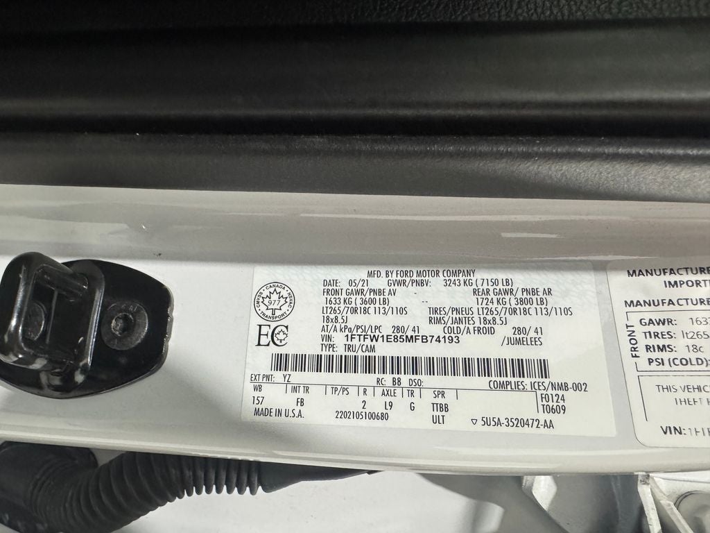 2021 Ford F-150 XLT FX4 Sport
