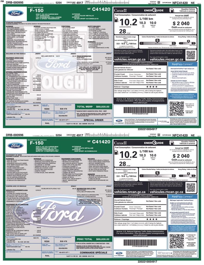2022 Ford F-150 XLT FX4 Sport