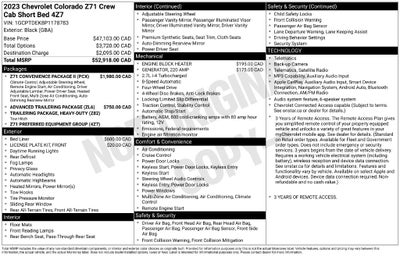 2023 Chevrolet Colorado Z71