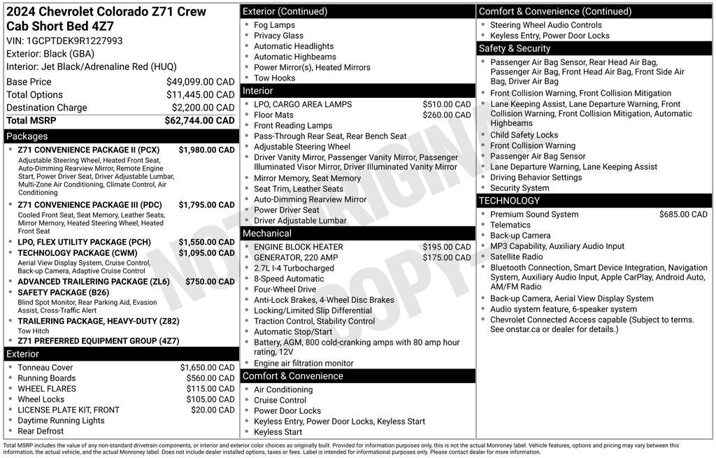 2024 Chevrolet Colorado Z71