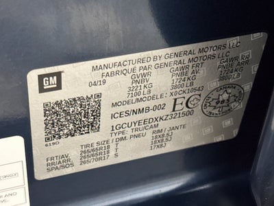 2019 Chevrolet Silverado 1500 RST