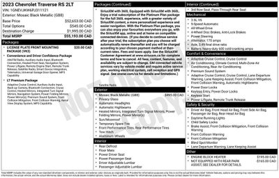 2023 Chevrolet Traverse RS