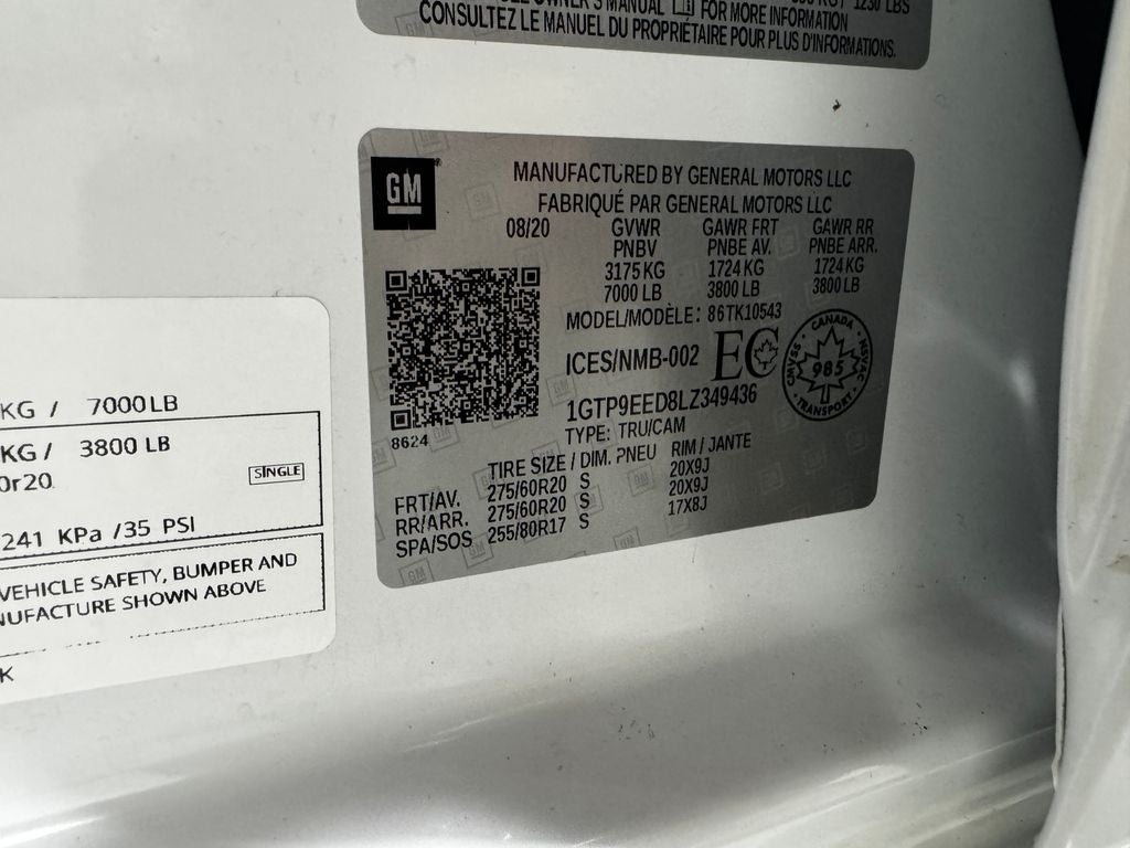 2020 GMC Sierra 1500 AT4