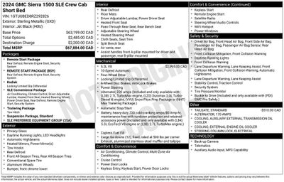 2024 GMC Sierra 1500 SLE