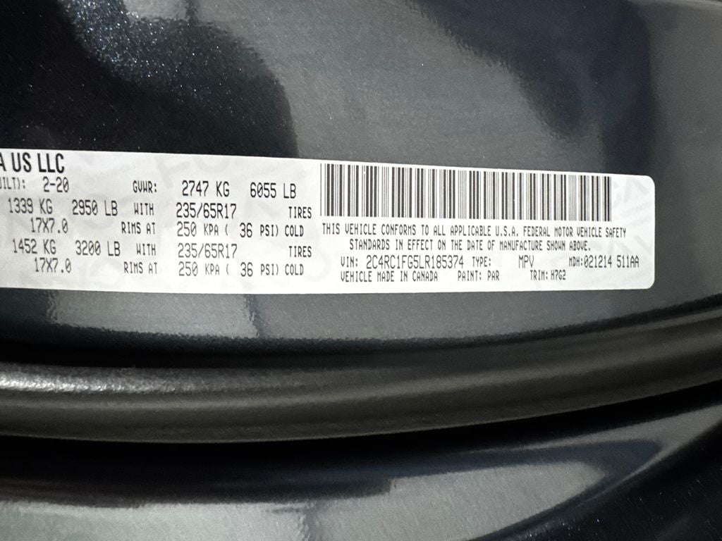 2020 Chrysler Pacifica Touring