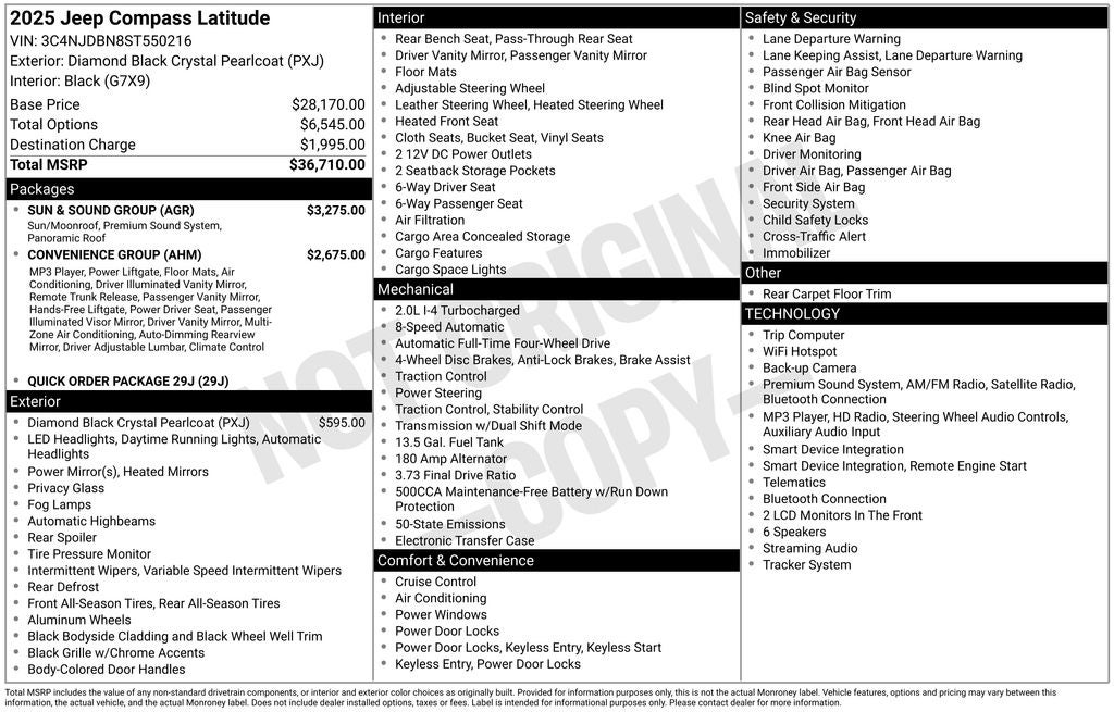2025 Jeep Compass Latitude
