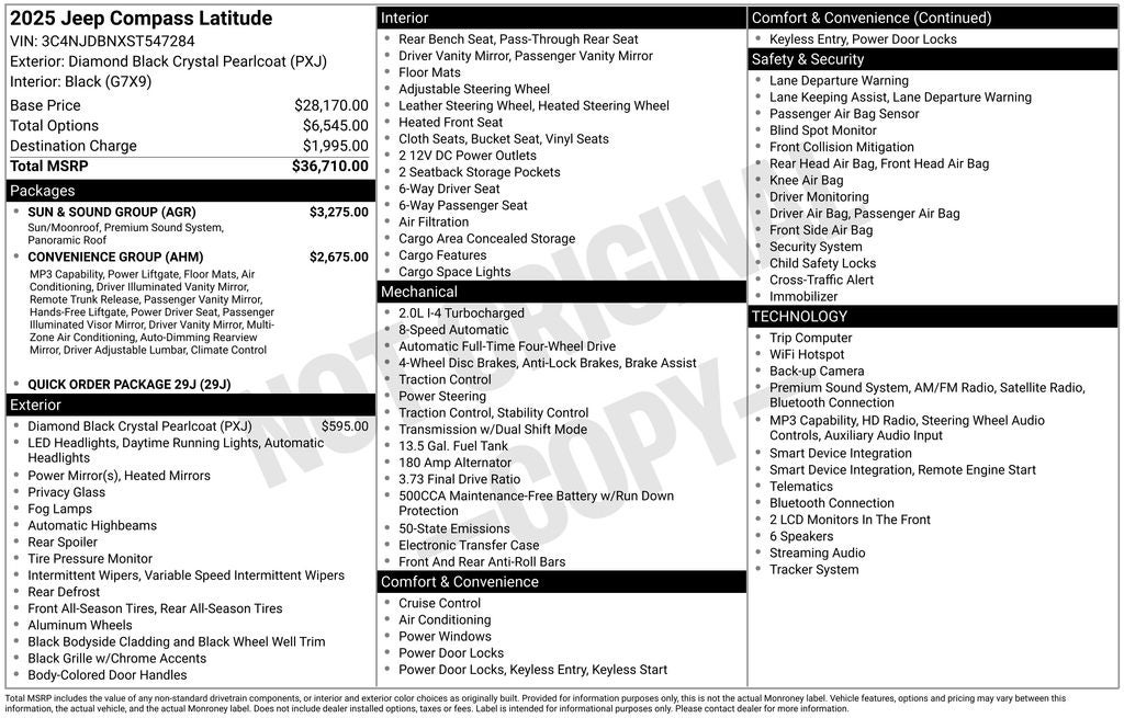 2025 Jeep Compass Latitude