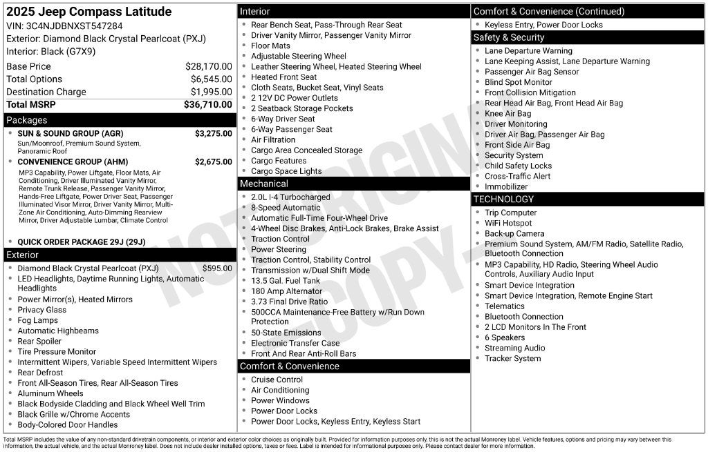 2025 Jeep Compass Latitude