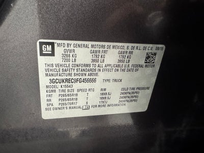 2015 Chevrolet Silverado 1500 LT LT1