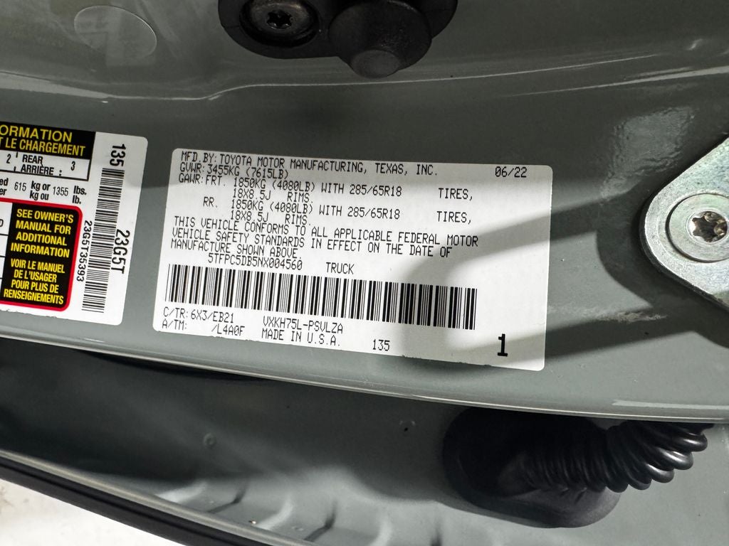 2022 Toyota Tundra Hybrid TRD Pro