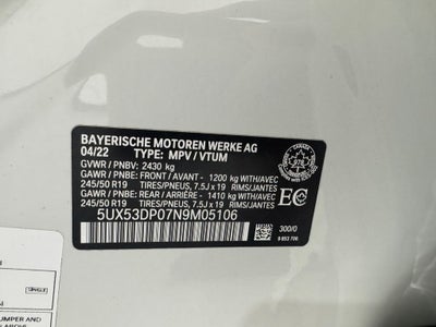 2022 BMW X3 xDrive30i