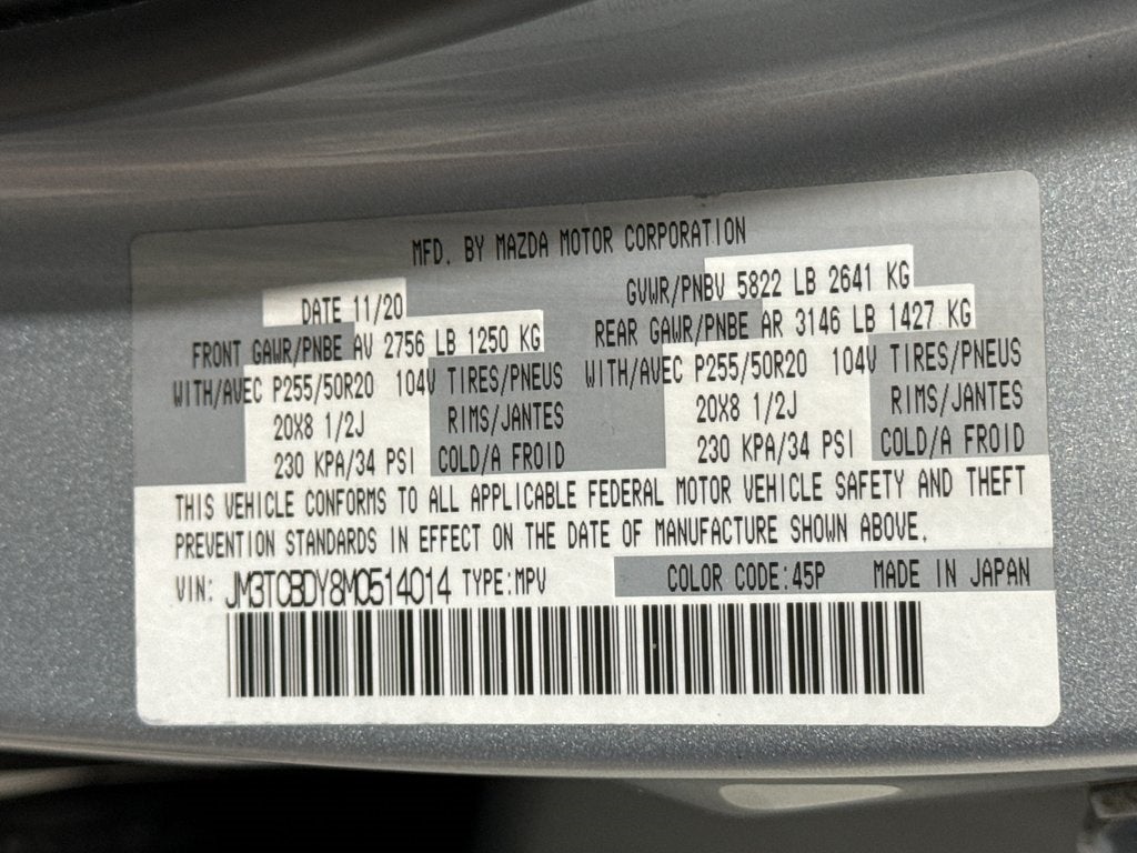 2021 Mazda Mazda CX-9 Grand Touring