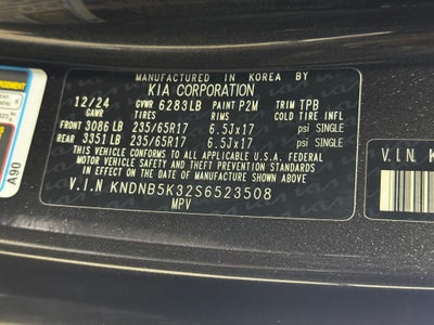 2025 Kia Carnival MPV LXS